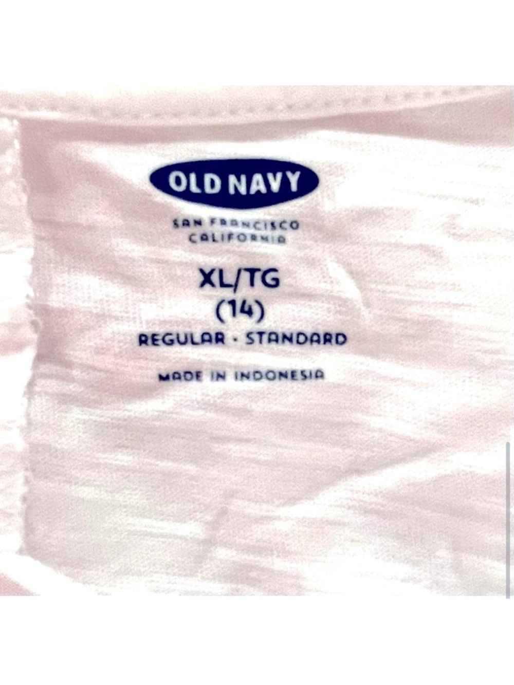 🆕- White Cotton Ladder Stitch Design Top. Size: XL - Picture 5 of 6